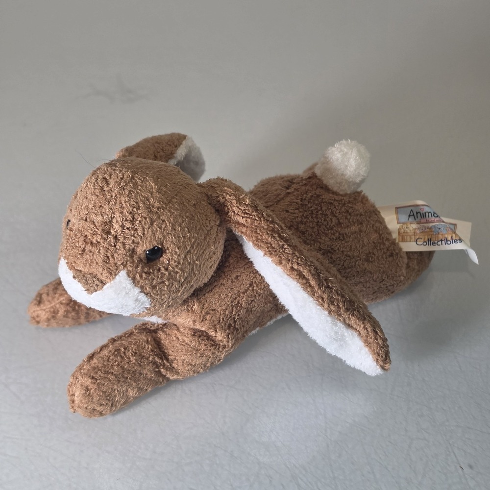 Vintage Animal Alley Collectibles 7" Brown Bunny Rabbit Plush